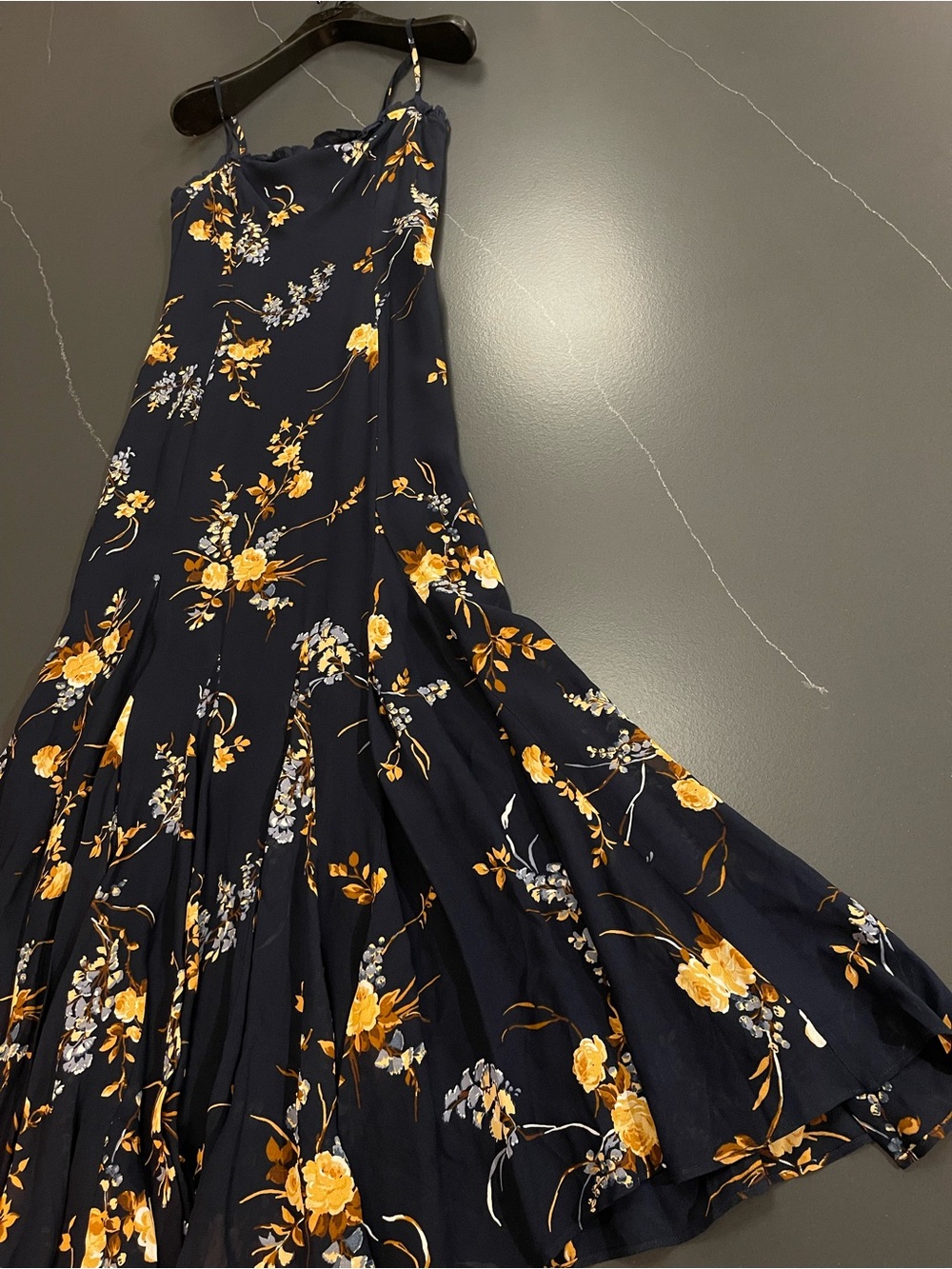 NEW REFORMATION Lilibet Dress in Navy Size 12 - Picture 6 of 13